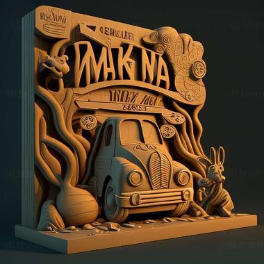 3D model Sam Max Hit the Road game (STL)